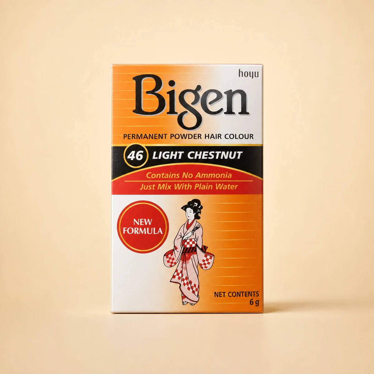 Bigen — Poudre Colorante Chatain clair 46