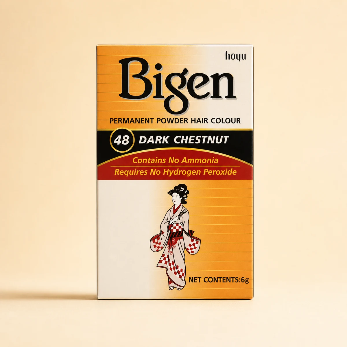 Bigen — Poudre Colorante Chatain Foncé 48
