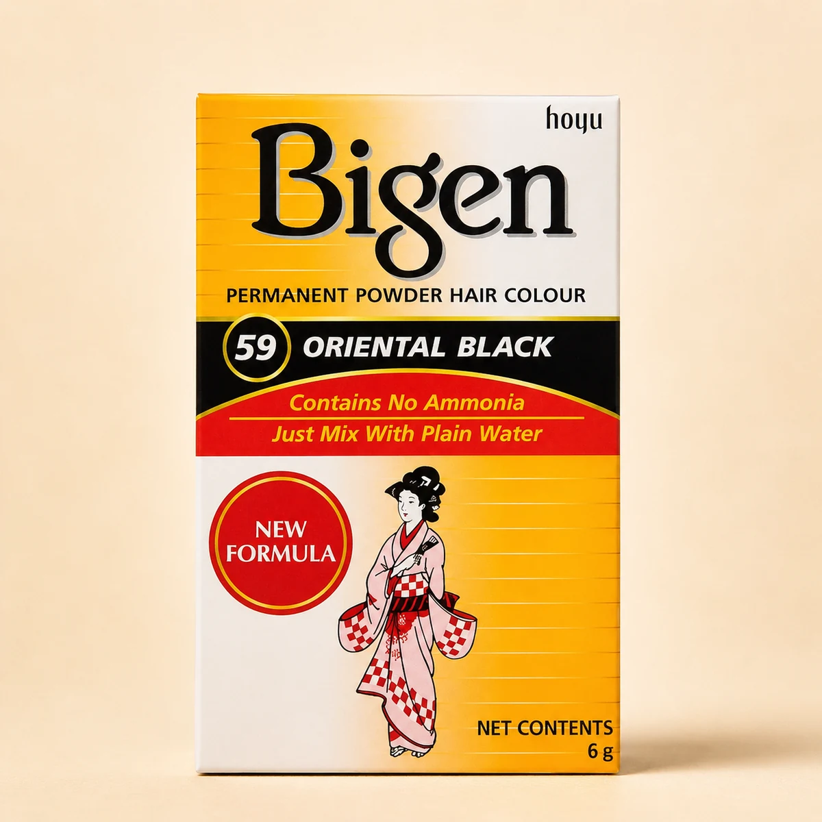 Bigen — Poudre Colorante Noir Oriental 59